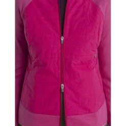 Icebreaker Quantum Hybrid Jas Met Capuchon Dames - Electron Pink/Tempo 18 Icebreaker Quantum Hybrid Jas Met Capuchon Dames - Electron Pink/Tempo -Icebreaker icebreaker womens quantum hybrid long sleeve zip hoodie electron pink tempo model 5 1535703