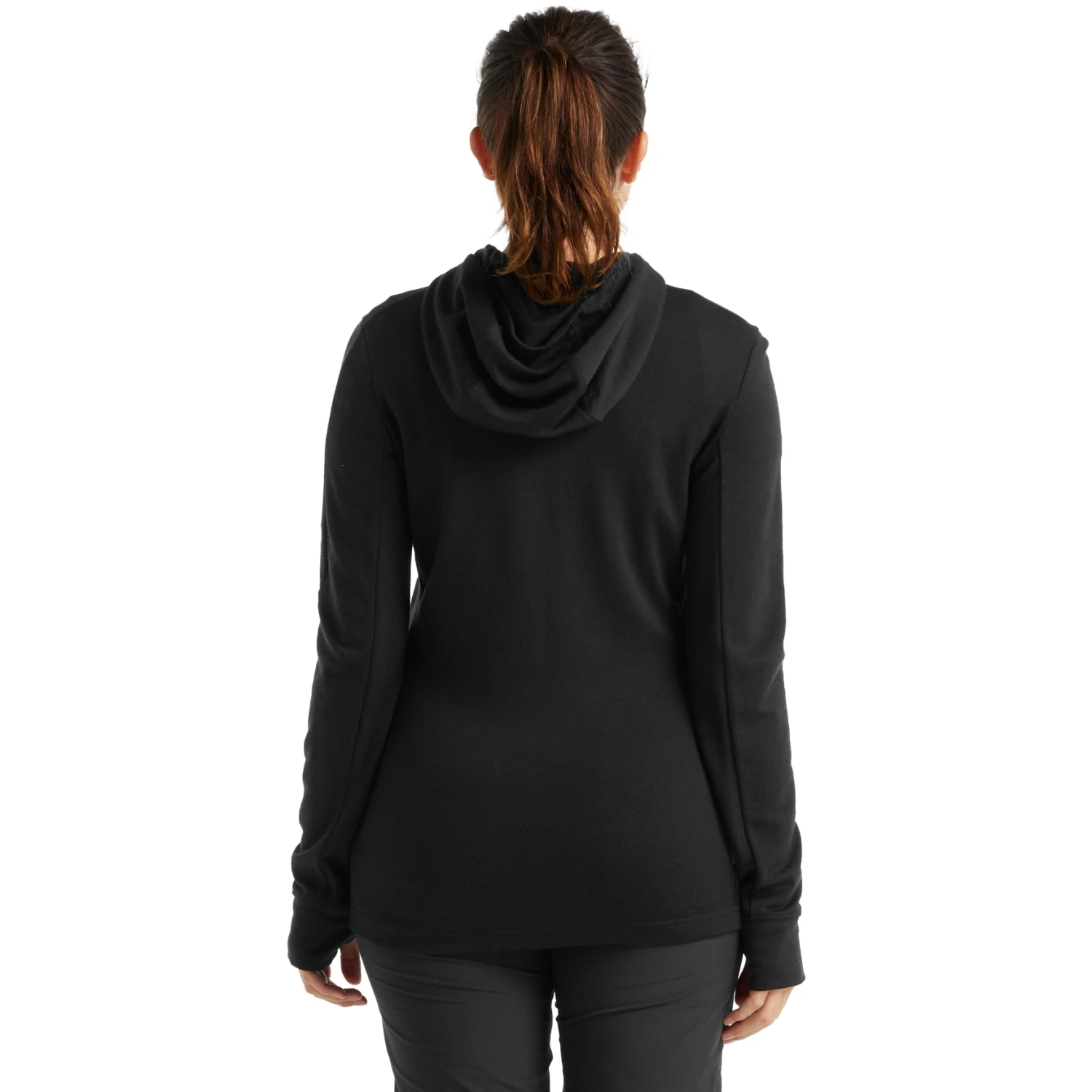 Icebreaker Quantum III Mid Layer Jas Met Capuchon Dames - Zwart 4 Icebreaker Quantum III Mid Layer Jas Met Capuchon Dames - Zwart - Afbeelding 2