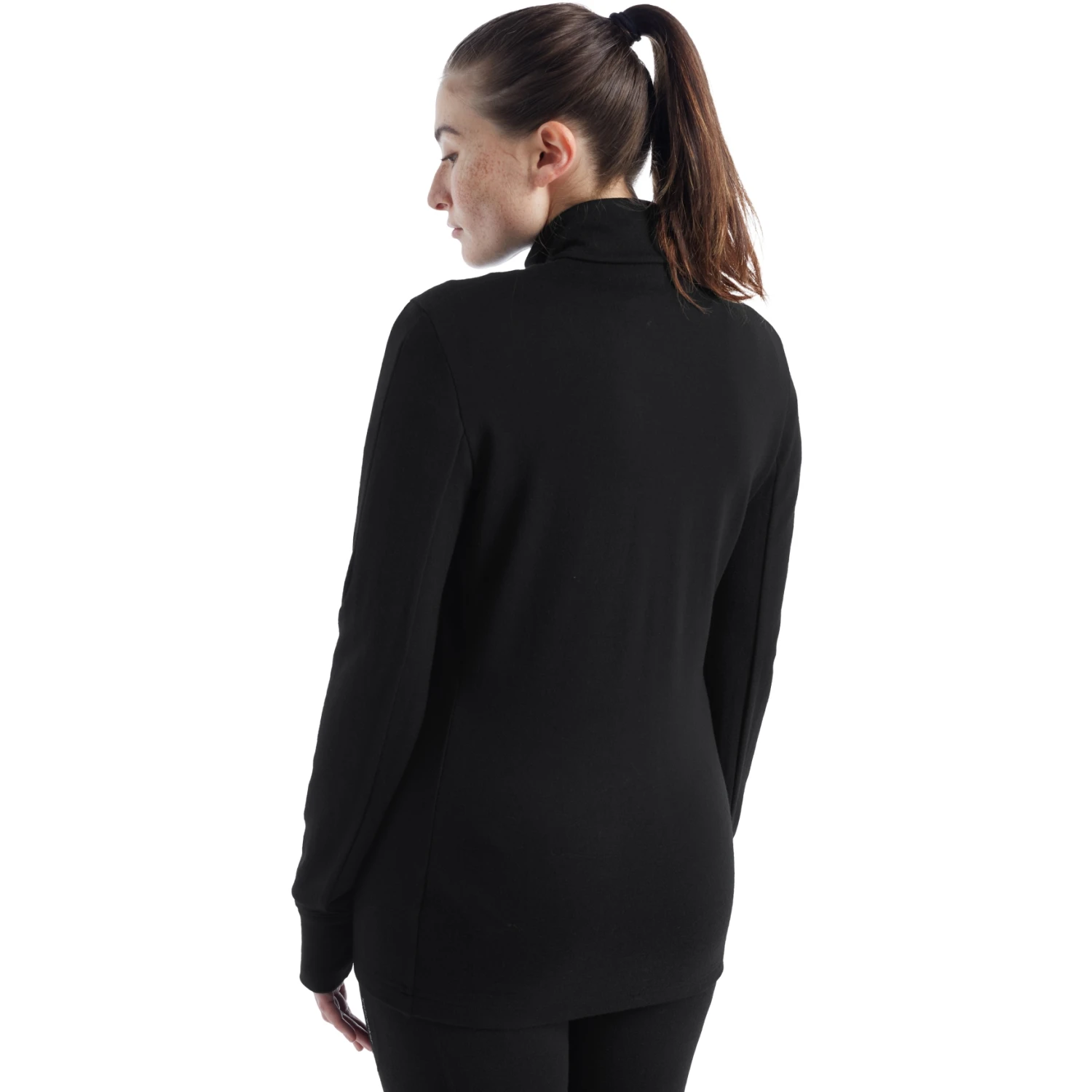 Icebreaker Quantum III Mid Layer Jas Dames - Zwart 4 Icebreaker Quantum III Mid Layer Jas Dames - Zwart - Afbeelding 2