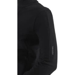 Icebreaker Quantum III Mid Layer Jas Dames - Zwart 17 Icebreaker Quantum III Mid Layer Jas Dames - Zwart -Icebreaker icebreaker womens quantum iii long sleeve zip midlayer black 8 1147595