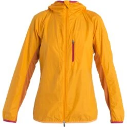 Icebreaker Shell+™ Cotton Windbreaker Dames - Solar/Earth/Electron Pink -Icebreaker icebreaker womens shell plus cotton windbreaker solar earth electron pink 1 1489048