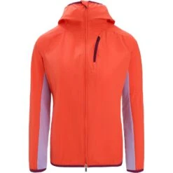 Icebreaker Shell+™ Cotton Windbreaker Dames - Vibrant Earth/Purple Gaze -Icebreaker icebreaker womens shell plus cotton windbreaker vibrant earth purple gaze 1 1455843