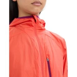 Icebreaker Shell+™ Cotton Windbreaker Dames - Vibrant Earth/Purple Gaze -Icebreaker icebreaker womens shell plus cotton windbreaker vibrant earth purple gaze 4 1555143
