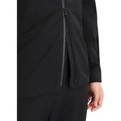 Icebreaker Shell+™ Jas Met Capuchon Dames - Zwart -Icebreaker icebreaker womens shell plus hooded jacket black 10 1270846