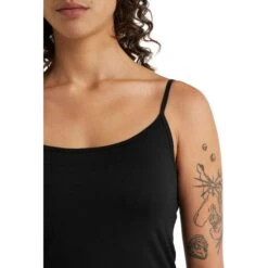 Icebreaker Siren Bra Cami BH-Shirt Dames - Zwart -Icebreaker icebreaker womens siren bra cami black 5 1038279