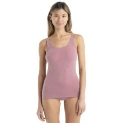 Icebreaker Siren Tanktop Dames - Crystal -Icebreaker icebreaker womens siren tank crystal model 1 1498910