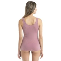 Icebreaker Siren Tanktop Dames - Crystal -Icebreaker icebreaker womens siren tank crystal model 2 1498911