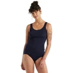 Icebreaker Siren Tanktop Dames - Midnight Navy