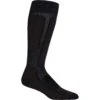 Icebreaker Ski+ Medium OTC Sokken Dames - Jet HTHR/Espresso/Black