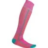 Icebreaker Ski+ Medium OTC Sokken Dames - Tempo/Flux Green/Earth -Icebreaker icebreaker womens ski plus medium otc socks tempo flux green earth 1 1489226
