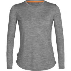 Icebreaker Sphere II Shirt Met Lange Mouwen Dames - Metro Heather 11 Icebreaker Sphere II Shirt Met Lange Mouwen Dames - Metro Heather -Icebreaker icebreaker womens sphere ii long sleeve tee metro heather 1 1148091