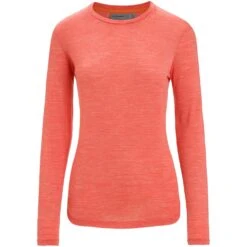 Icebreaker Sphere II Shirt Met Lange Mouwen Dames - Vibrant Earth Hthr -Icebreaker icebreaker womens sphere ii long sleeve tee vibrant earth hthr 1 1382080