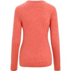 Icebreaker Sphere II Shirt Met Lange Mouwen Dames - Vibrant Earth Hthr -Icebreaker icebreaker womens sphere ii long sleeve tee vibrant earth hthr 2 1382081