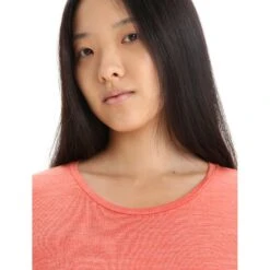 Icebreaker Sphere II Shirt Met Lange Mouwen Dames - Vibrant Earth Hthr -Icebreaker icebreaker womens sphere ii long sleeve tee vibrant earth hthr 6 1382085