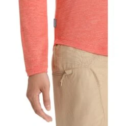 Icebreaker Sphere II Shirt Met Lange Mouwen Dames - Vibrant Earth Hthr -Icebreaker icebreaker womens sphere ii long sleeve tee vibrant earth hthr 7 1382086