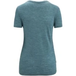 Icebreaker Sphere II T-Shirt Dames - Green Glory Hthr -Icebreaker icebreaker womens sphere ii short sleeve tee green glory hthr 2 1382102