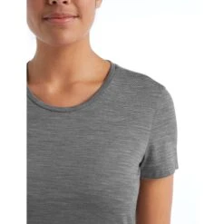 Icebreaker Sphere II T-Shirt Dames - Metro Heather -Icebreaker icebreaker womens sphere ii short sleeve tee metro heather 7 1148198