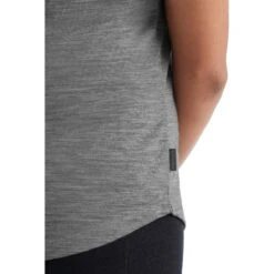 Icebreaker Sphere II T-Shirt Dames - Metro Heather -Icebreaker icebreaker womens sphere ii short sleeve tee metro heather 8 1148199