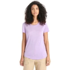 Icebreaker Sphere II T-Shirt Dames - Purple Gaze