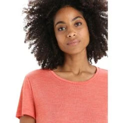 Icebreaker Sphere II T-Shirt Dames - Vibrant Earth Hthr -Icebreaker icebreaker womens sphere ii short sleeve tee vibrant earth hthr 6 1382122