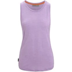 Icebreaker Sphere II Tanktop Dames - Purple Gaze -Icebreaker icebreaker womens sphere ii tank purple gaze 1 1382087