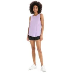 Icebreaker Sphere II Tanktop Dames - Purple Gaze -Icebreaker icebreaker womens sphere ii tank purple gaze 5 1382091