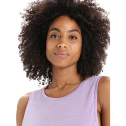 Icebreaker Sphere II Tanktop Dames - Purple Gaze -Icebreaker icebreaker womens sphere ii tank purple gaze 7 1382093