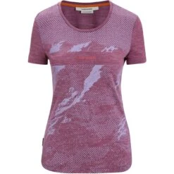 Icebreaker Sphere II Trail T-Shirt Dames - Go Berry Hthr
