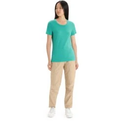 Icebreaker Tech Lite II T-Shirt Dames - Fresh -Icebreaker icebreaker womens tech lite ii t shirt fresh 5 1382212