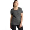 Icebreaker Tech Lite II T-Shirt Dames - Gritstone Hthr -Icebreaker icebreaker womens tech lite ii t shirt gritstone hthr 2 1039478