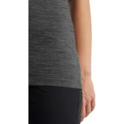 Icebreaker Tech Lite II T-Shirt Dames - Gritstone Hthr -Icebreaker icebreaker womens tech lite ii t shirt gritstone hthr 5 1039481
