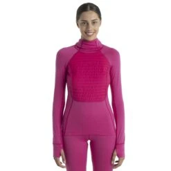 Icebreaker ZoneKnit™ Insulated Hoodie Dames - Tempo