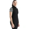 Icebreaker ZoneKnit™ Insulated Vest Dames - Zwart -Icebreaker icebreaker womens zoneknit insulated vest black 2 1271356