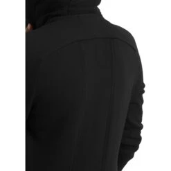 Icebreaker ZoneKnit™ Insulated Jas Met Capuchon - Zwart -Icebreaker icebreaker womens zoneknit insulated zip hoodie black 6 1041238