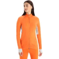 Icebreaker ZoneKnit™ Jas Dames - Flash/Ether