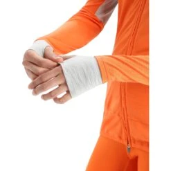 Icebreaker ZoneKnit™ Jas Dames - Flash/Ether -Icebreaker icebreaker womens zoneknit long sleeve zip flash ether 6 1271390