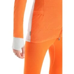 Icebreaker ZoneKnit™ Jas Dames - Flash/Ether -Icebreaker icebreaker womens zoneknit long sleeve zip flash ether 7 1271391