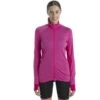 Icebreaker ZoneKnit™ Jas Dames - Tempo/Electron Pink