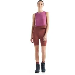 Icebreaker ZoneKnit™ Tanktop Dames - Cosmic/Grape -Icebreaker icebreaker womens zoneknit tank top cosmic grape 7 1149161